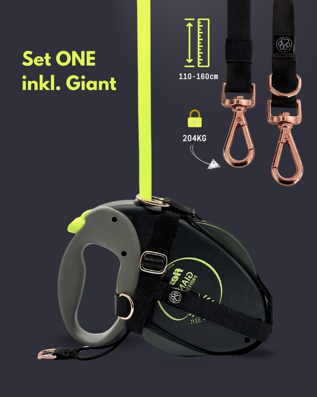 Set inkl. Flexi Giant 8m