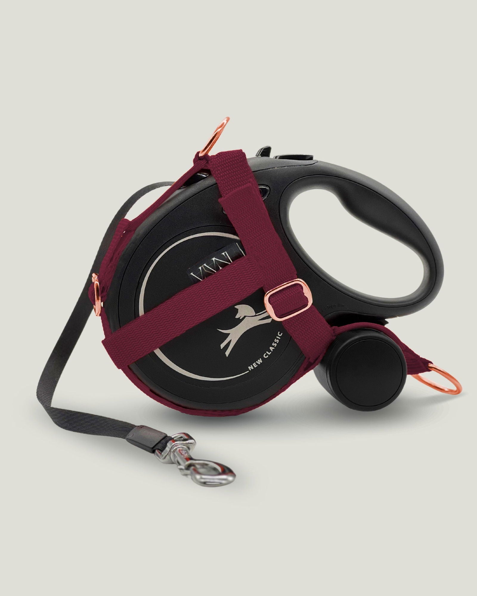 Flexi leine pawINAYA® Halfter - Flexi mit MULTIBOX - Hundeleine Schleppleine Halsband Hundegeschirr