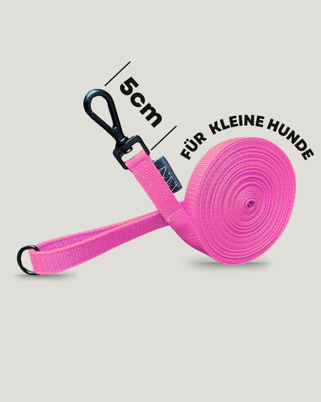 Flexi leine pawINAYA® Schleppleine mit Handschlaufe - S - - Hundeleine Schleppleine Halsband Hundegeschirr