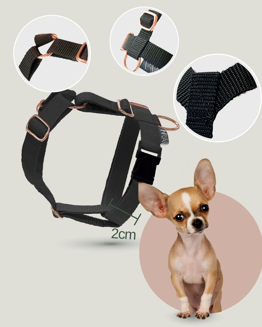 pawINAYA® 5- zones dog harness