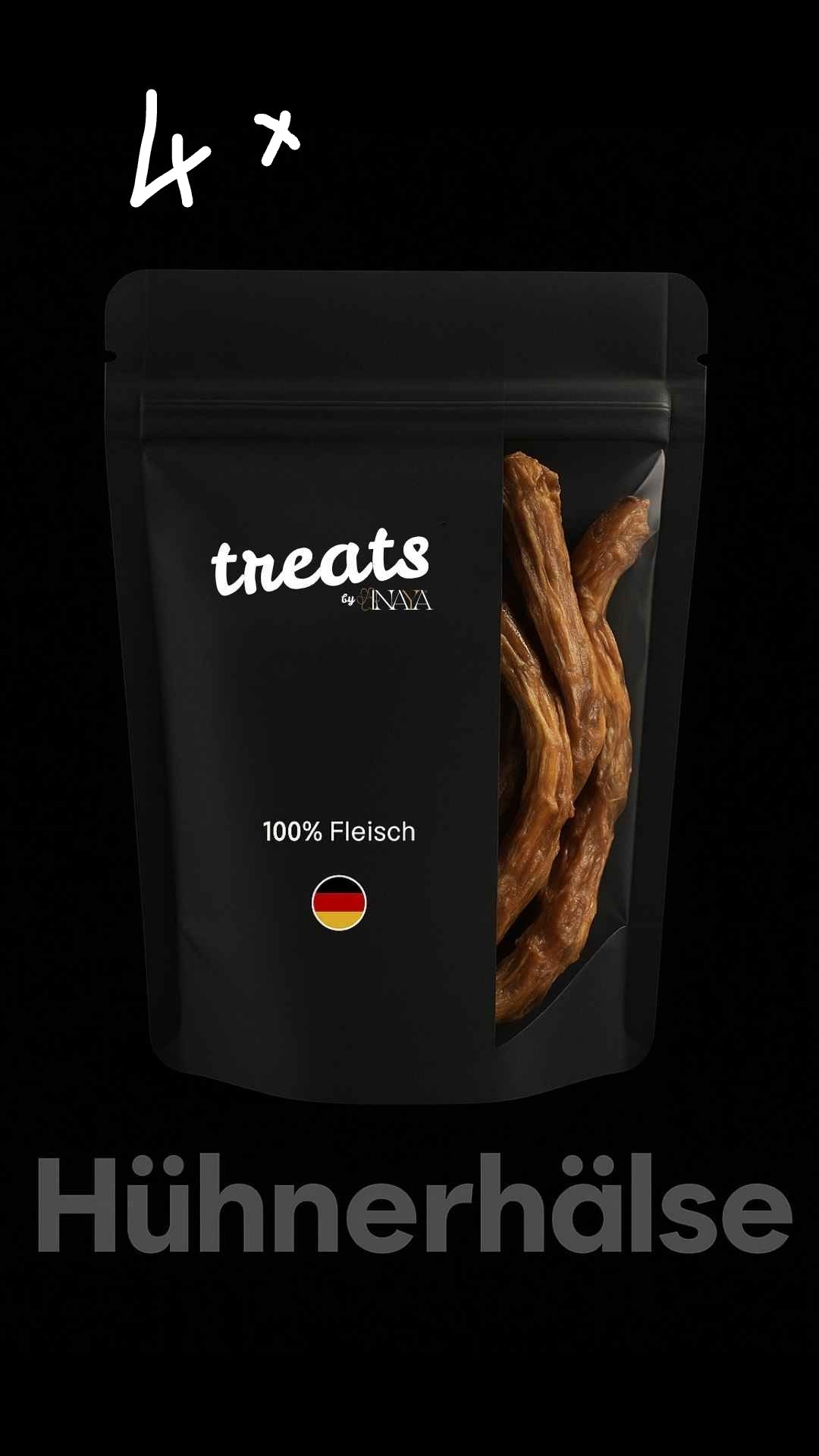 Hühnerhälse premium Snacks für Hunde made in Germany sparpack