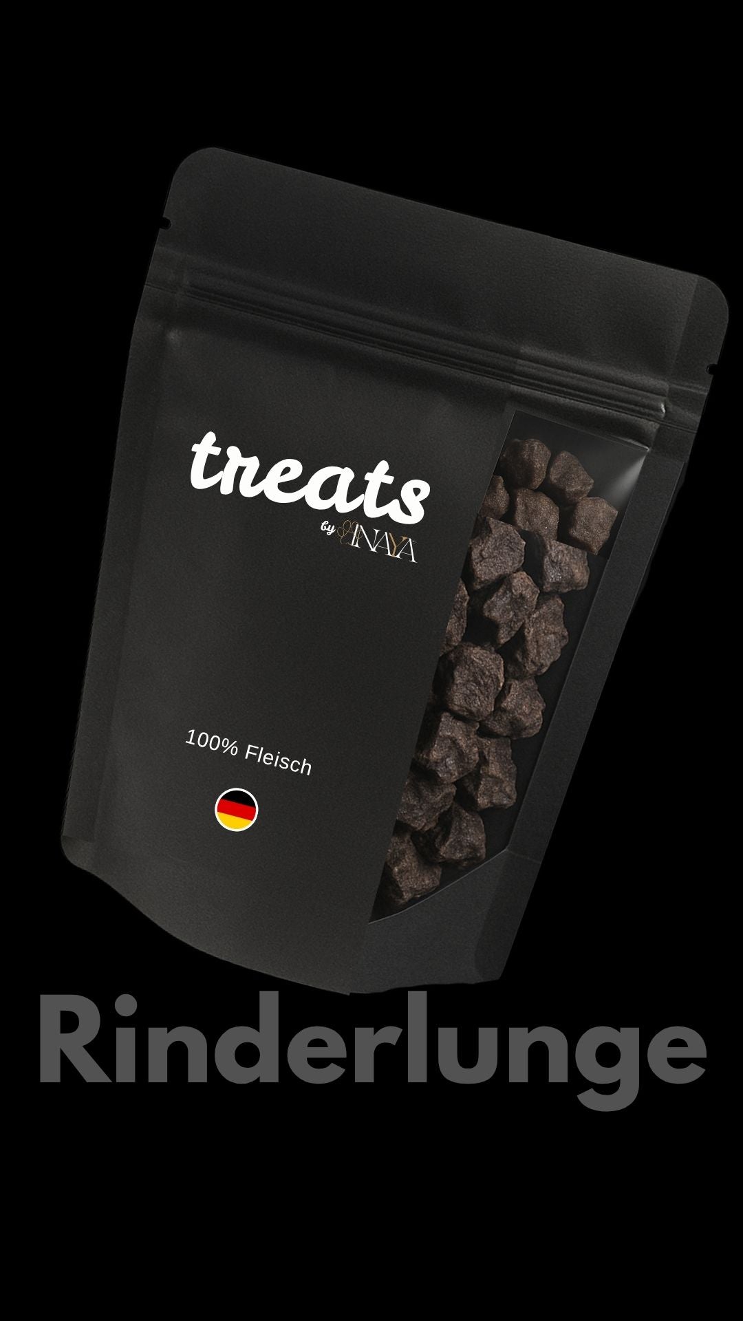 100% Rinderlunge Luftgetrocknet