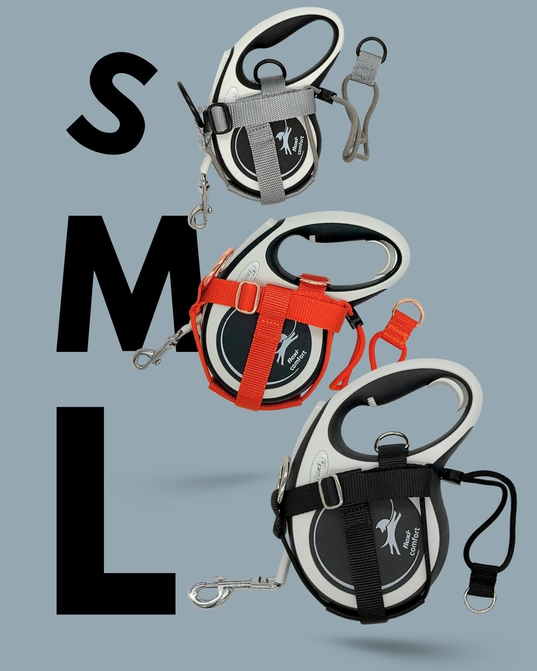 Halfter ONE | Für alle flexi | inkl. 3-in-1 Hundeleine