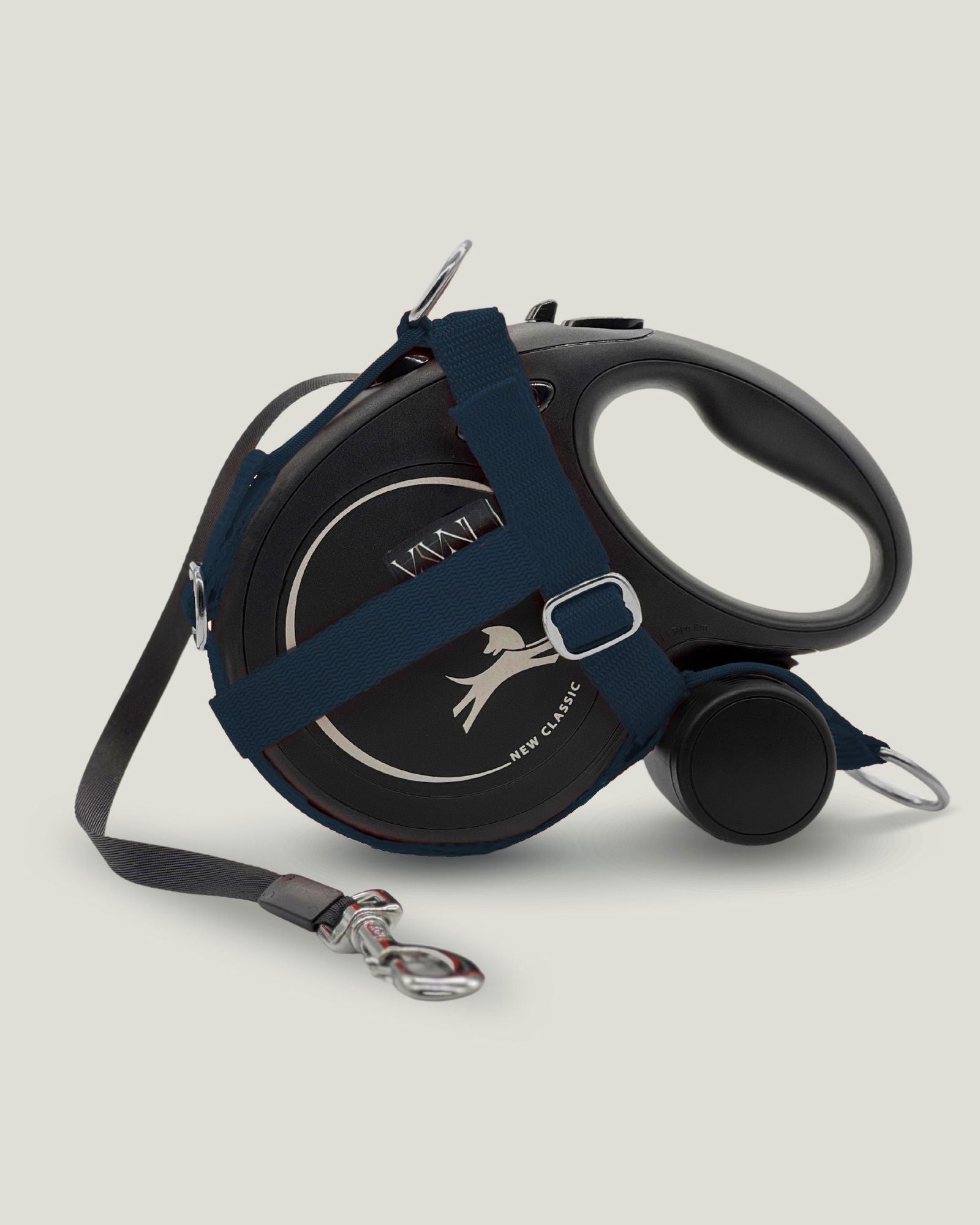 Flexi leine pawINAYA®  Halfter - Flexi mit MULTIBOX - Hundeleine Schleppleine Halsband Hundegeschirr