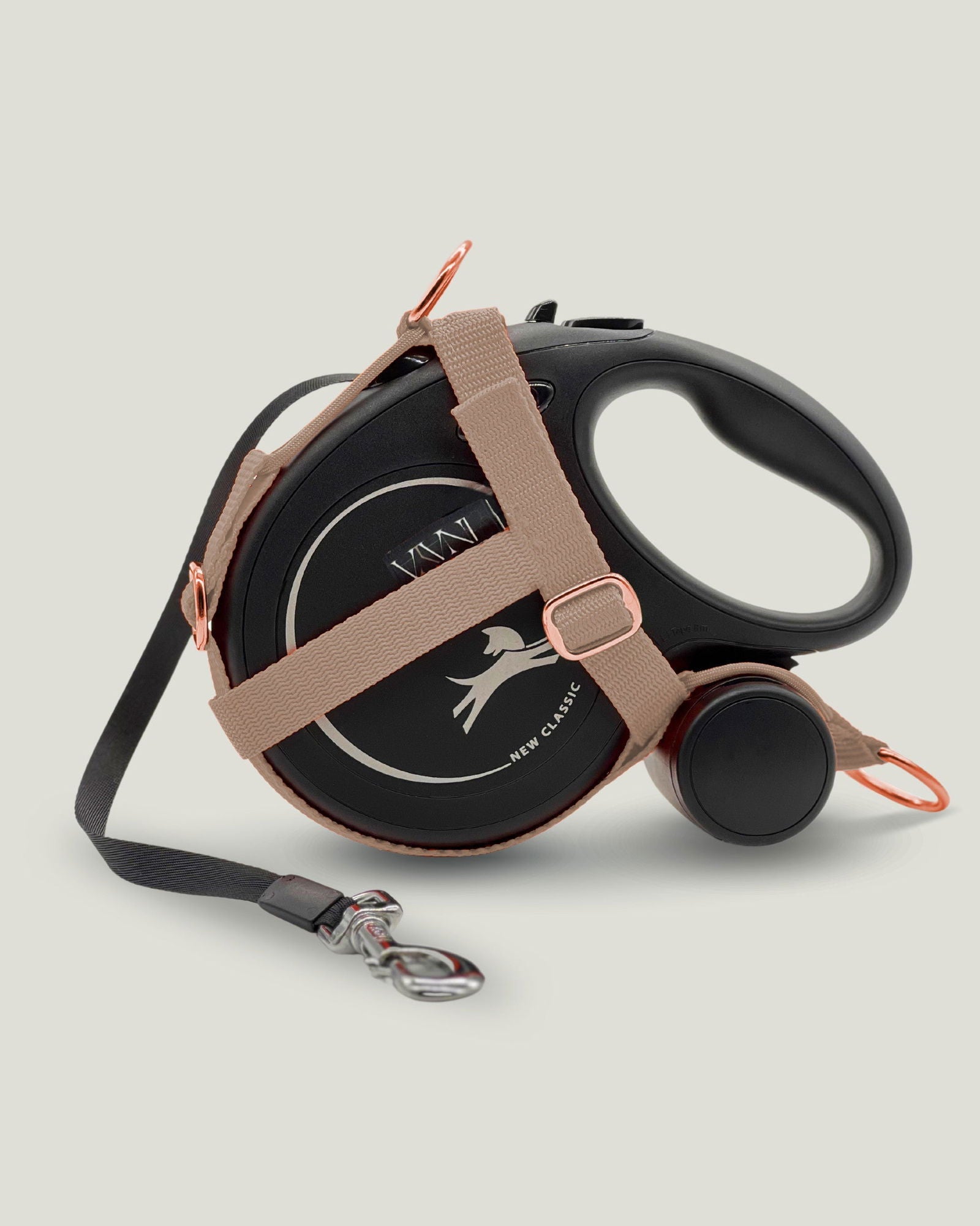 Flexi leine pawINAYA®  Halfter - Flexi mit MULTIBOX - Hundeleine Schleppleine Halsband Hundegeschirr