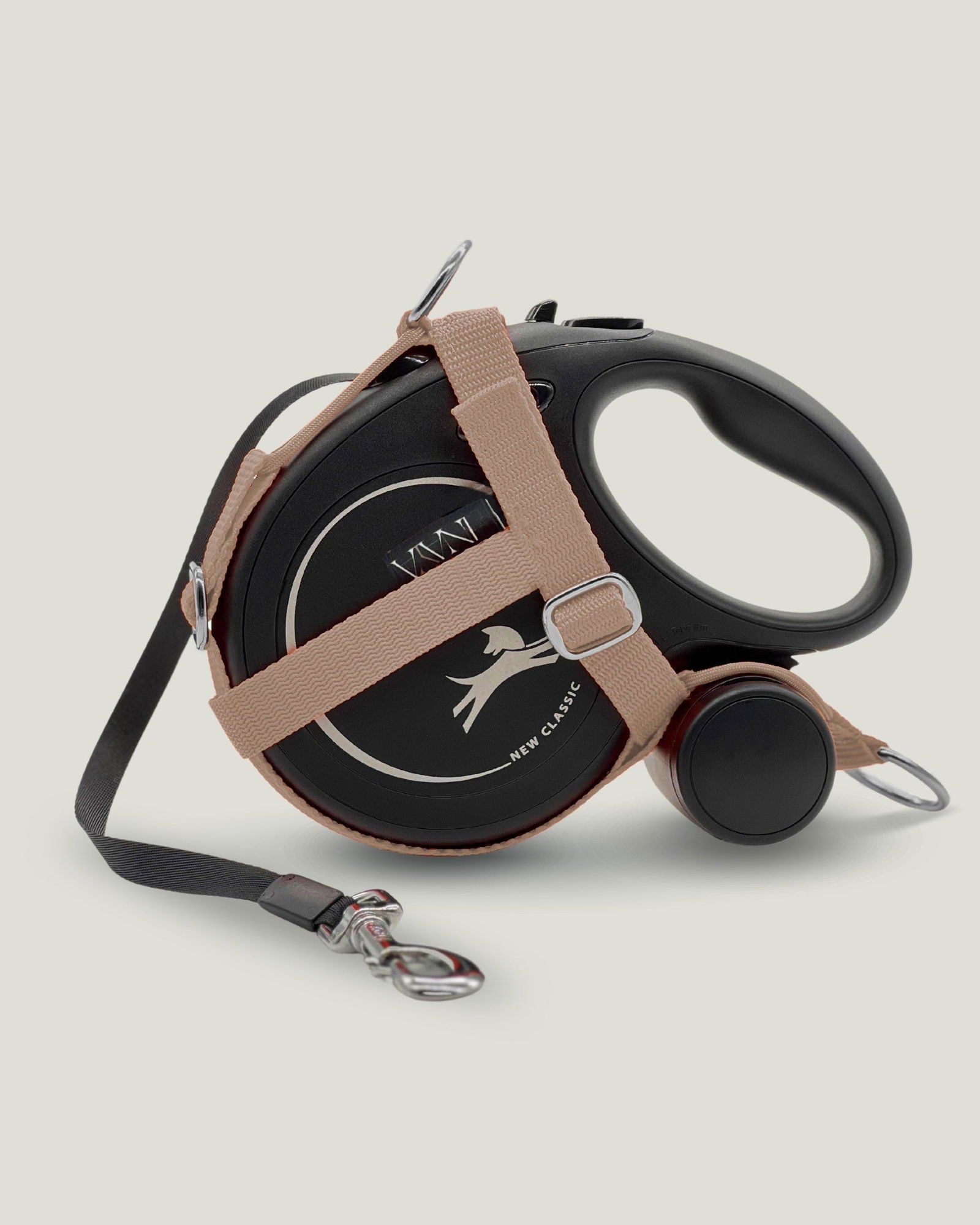Flexi leine pawINAYA®  Halfter - Flexi mit MULTIBOX - Hundeleine Schleppleine Halsband Hundegeschirr