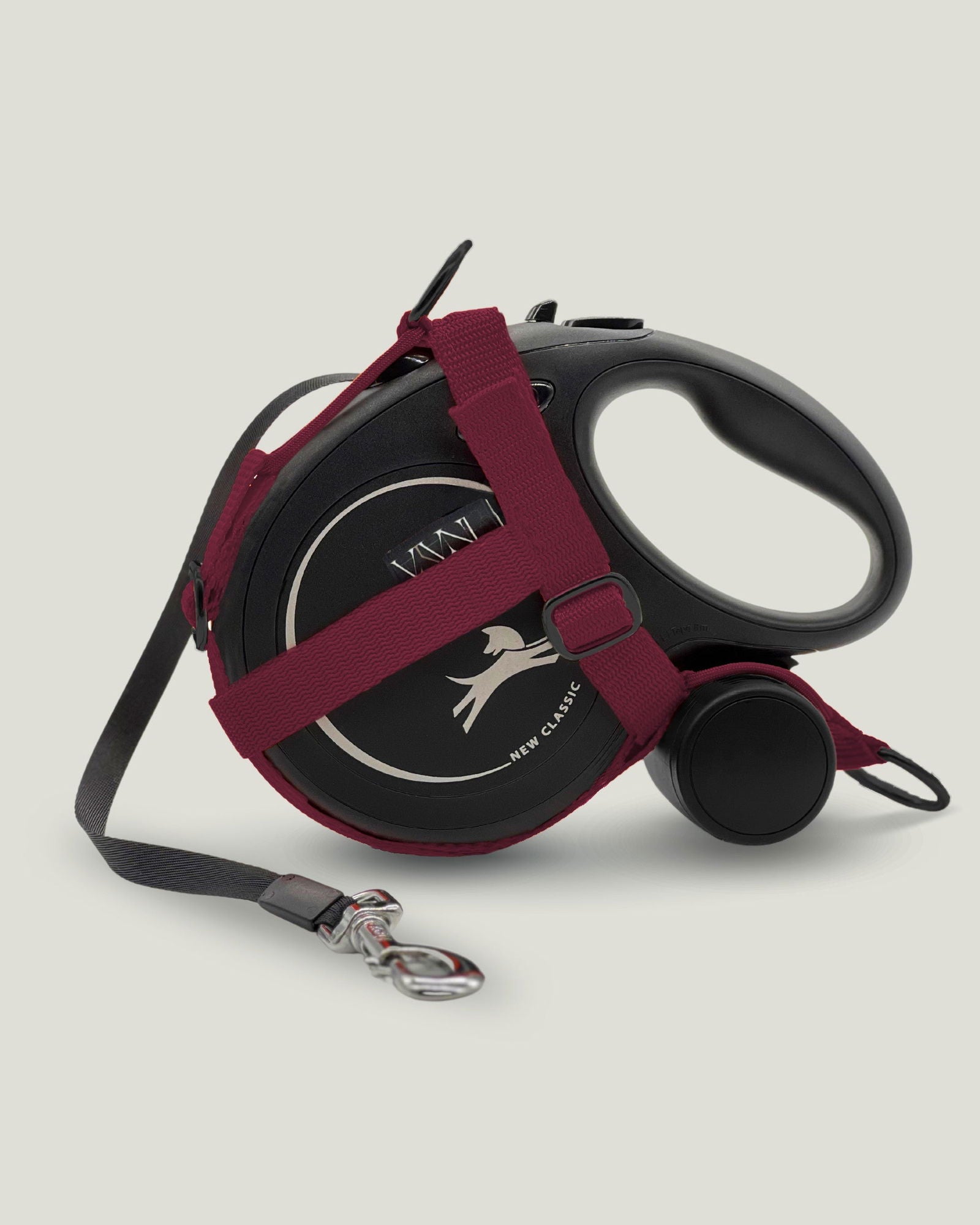 Flexi leine pawINAYA®  Halfter - Flexi mit MULTIBOX - Hundeleine Schleppleine Halsband Hundegeschirr