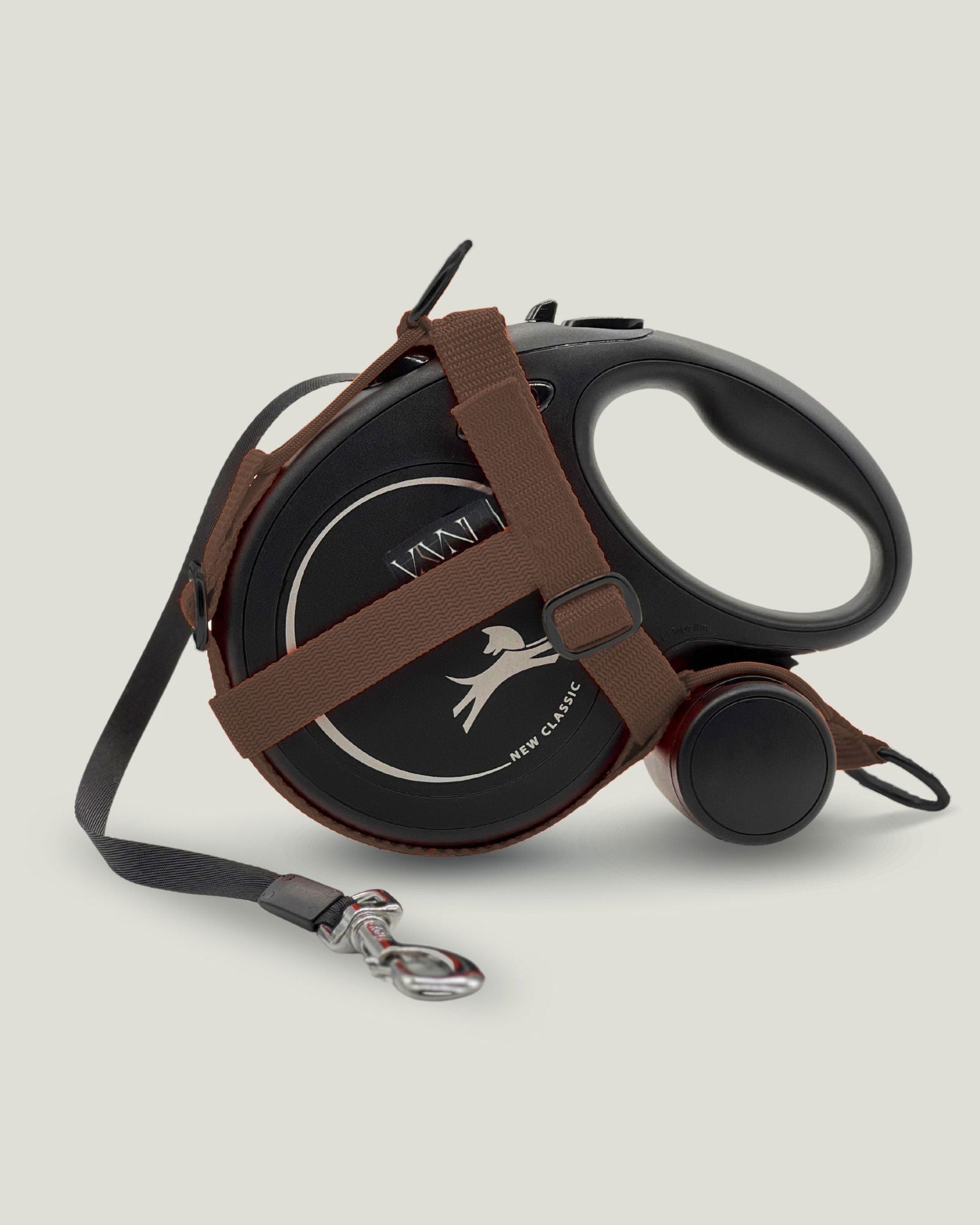 Flexi leine pawINAYA®  Halfter - Flexi mit MULTIBOX - Hundeleine Schleppleine Halsband Hundegeschirr