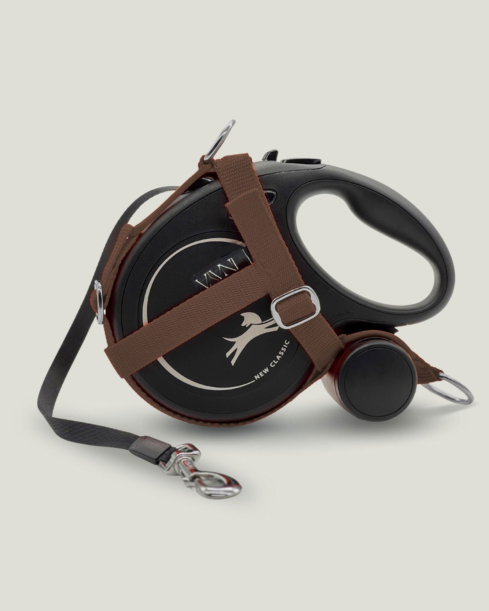 Flexi leine pawINAYA®  Halfter - Flexi mit MULTIBOX - Hundeleine Schleppleine Halsband Hundegeschirr