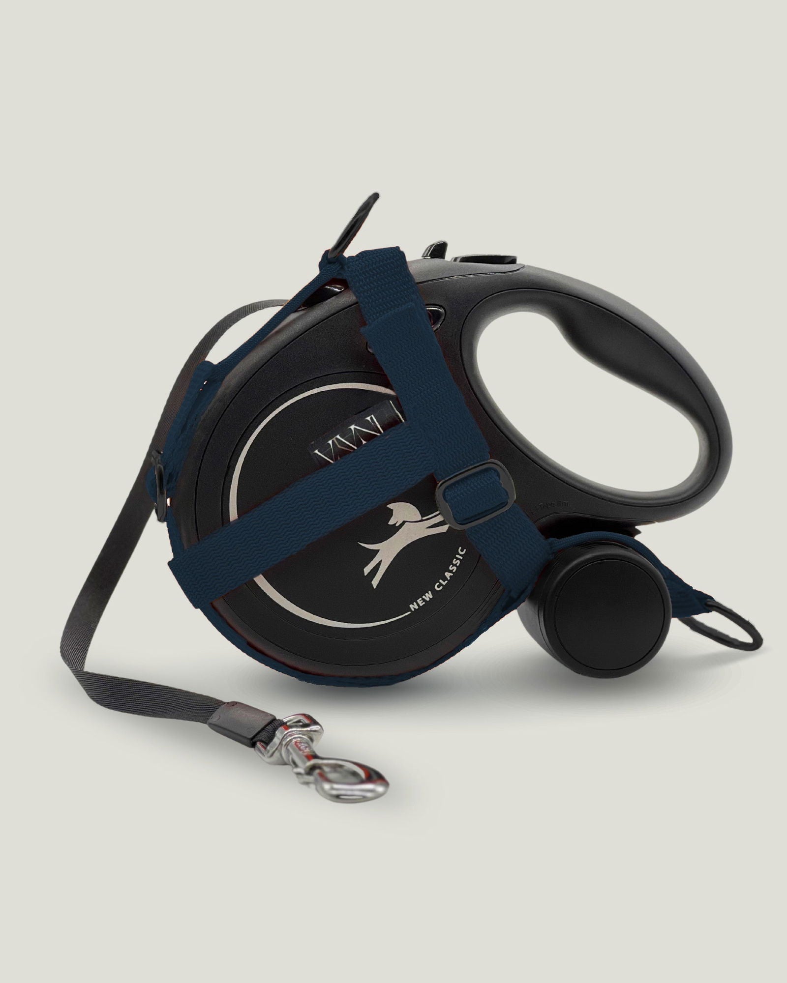 Flexi leine pawINAYA®  Halfter - Flexi mit MULTIBOX - Hundeleine Schleppleine Halsband Hundegeschirr