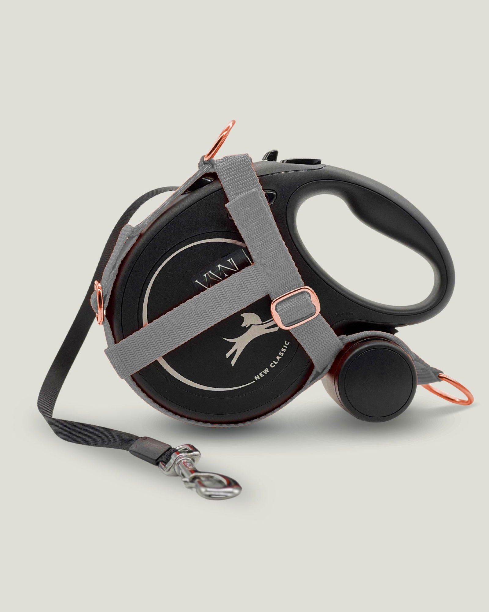 Flexi leine pawINAYA®  Halfter - Flexi mit MULTIBOX - Hundeleine Schleppleine Halsband Hundegeschirr