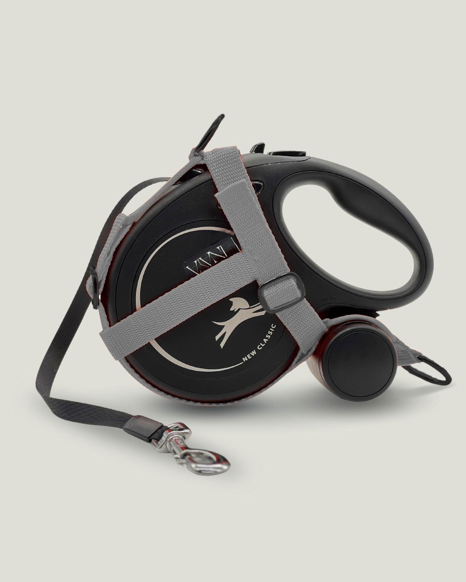 Flexi leine pawINAYA®  Halfter - Flexi mit MULTIBOX - Hundeleine Schleppleine Halsband Hundegeschirr