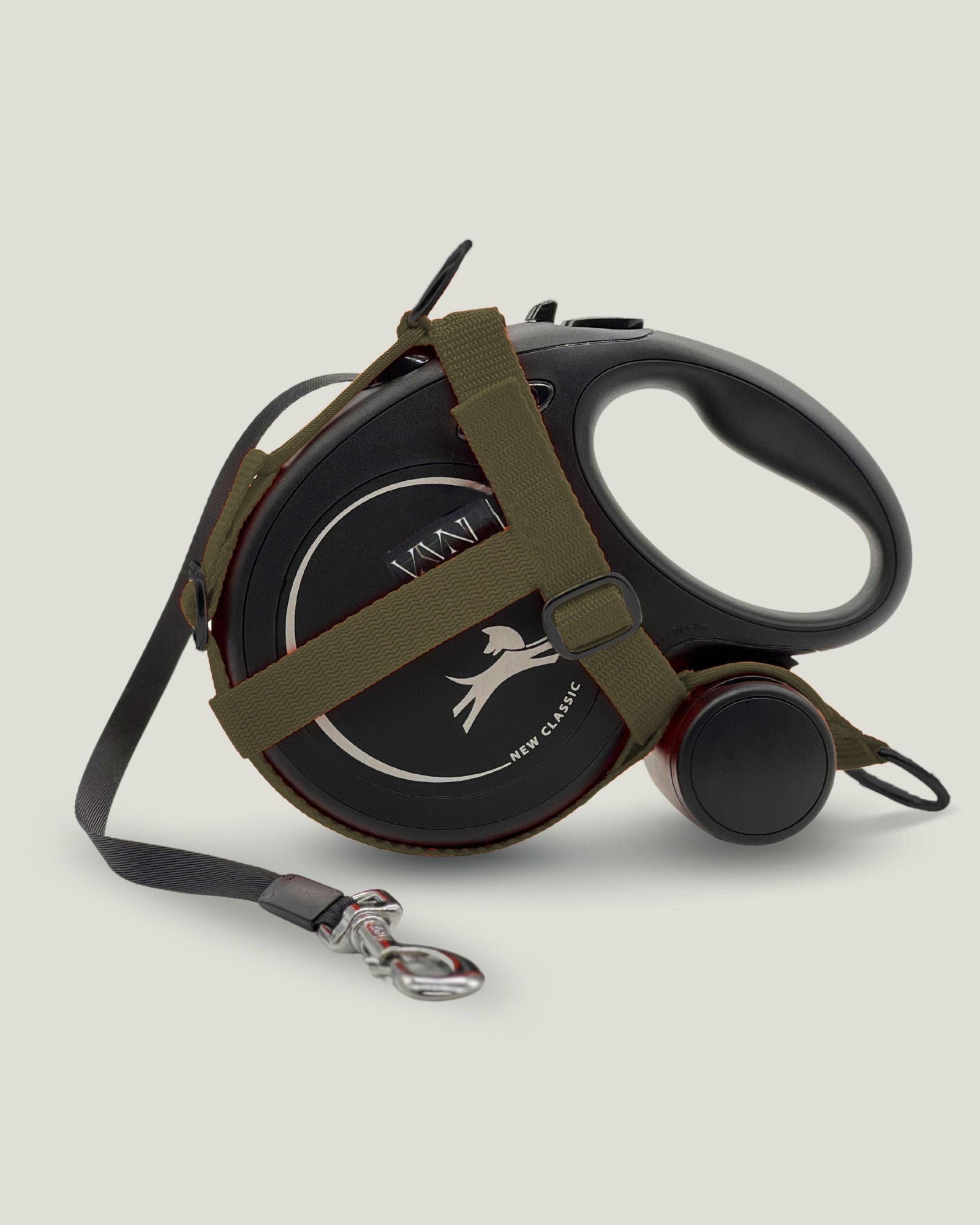Flexi leine pawINAYA®  Halfter - Flexi mit MULTIBOX - Hundeleine Schleppleine Halsband Hundegeschirr
