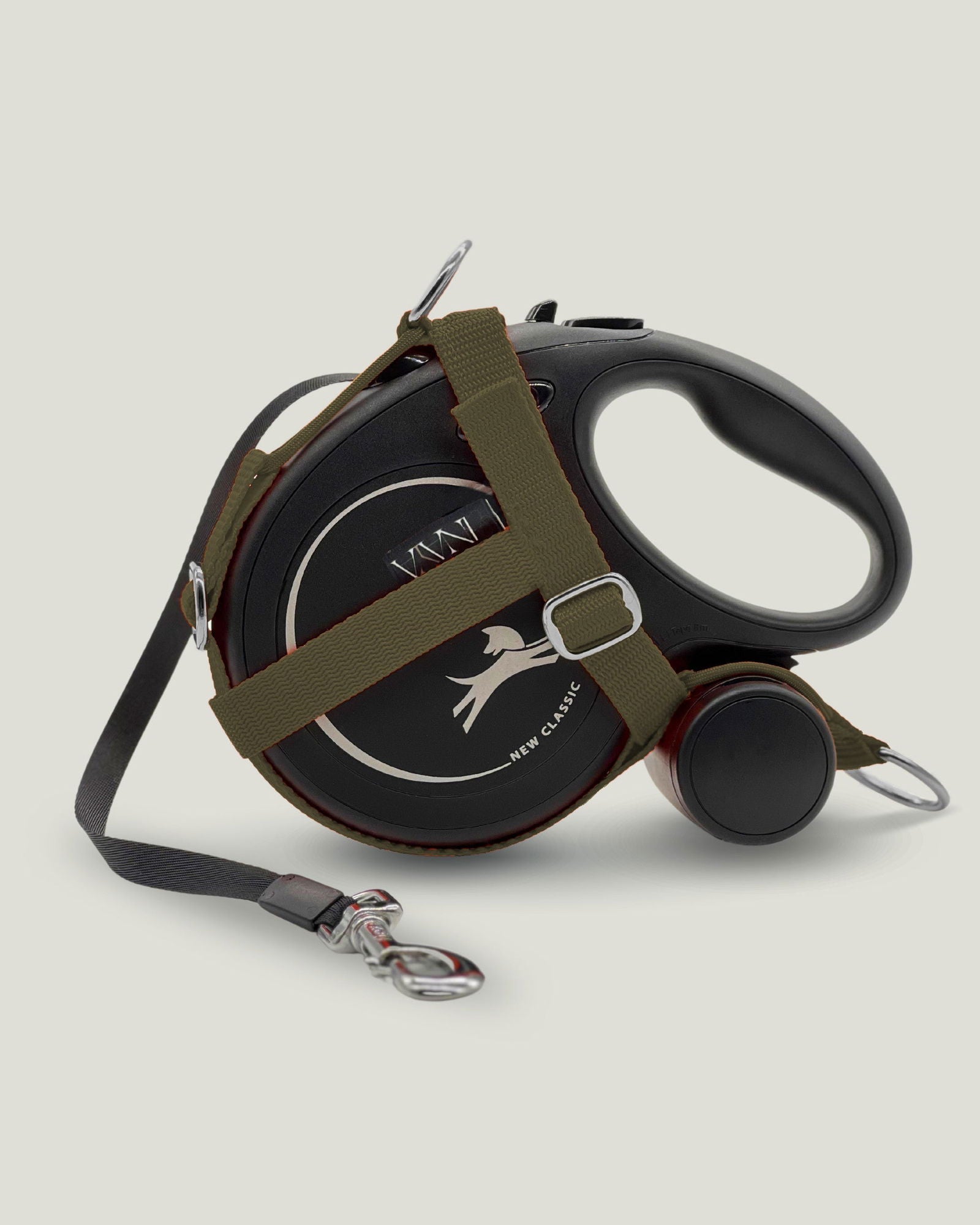Flexi leine pawINAYA®  Halfter - Flexi mit MULTIBOX - Hundeleine Schleppleine Halsband Hundegeschirr
