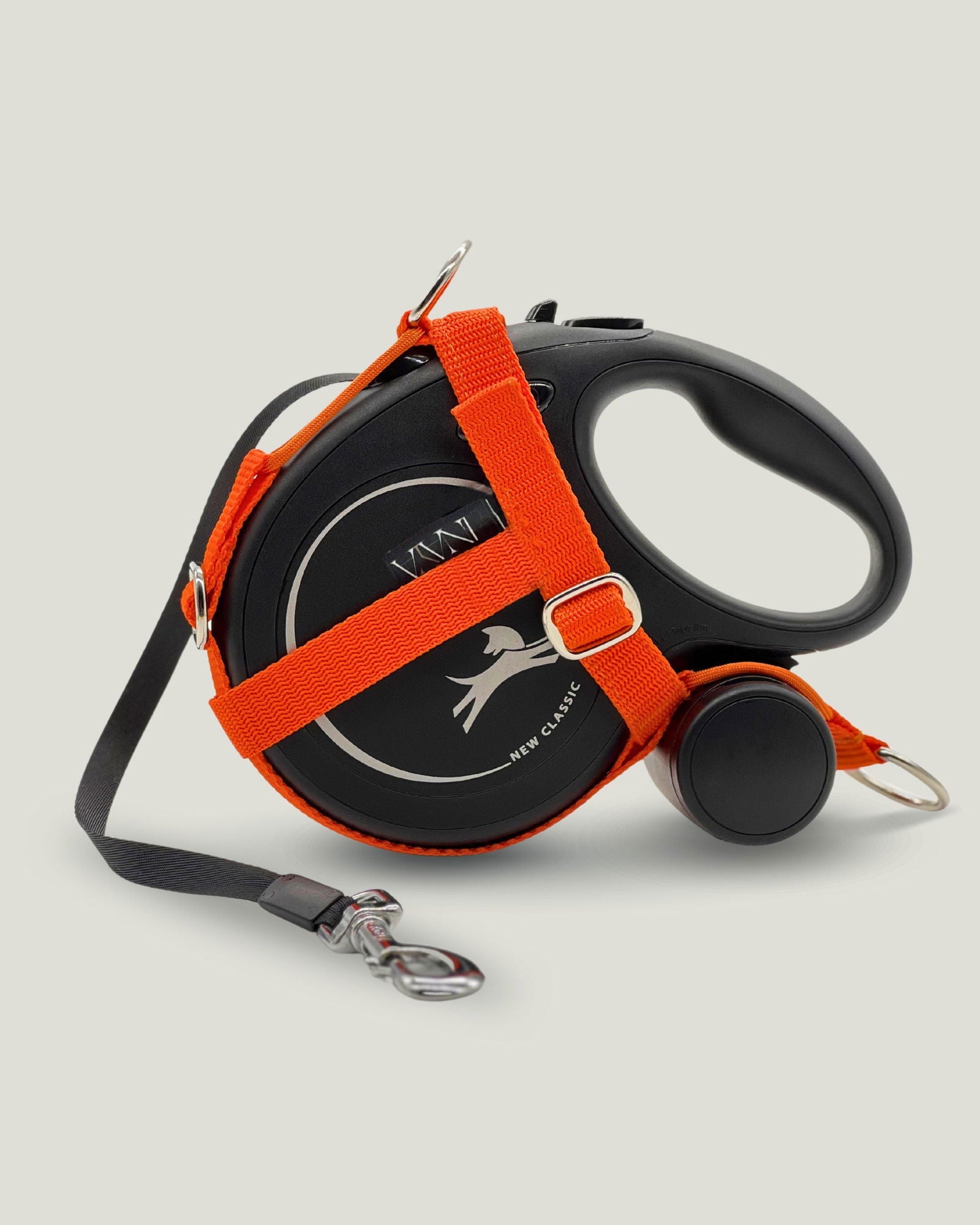 Flexi leine pawINAYA®  Halfter - Flexi mit MULTIBOX - Hundeleine Schleppleine Halsband Hundegeschirr