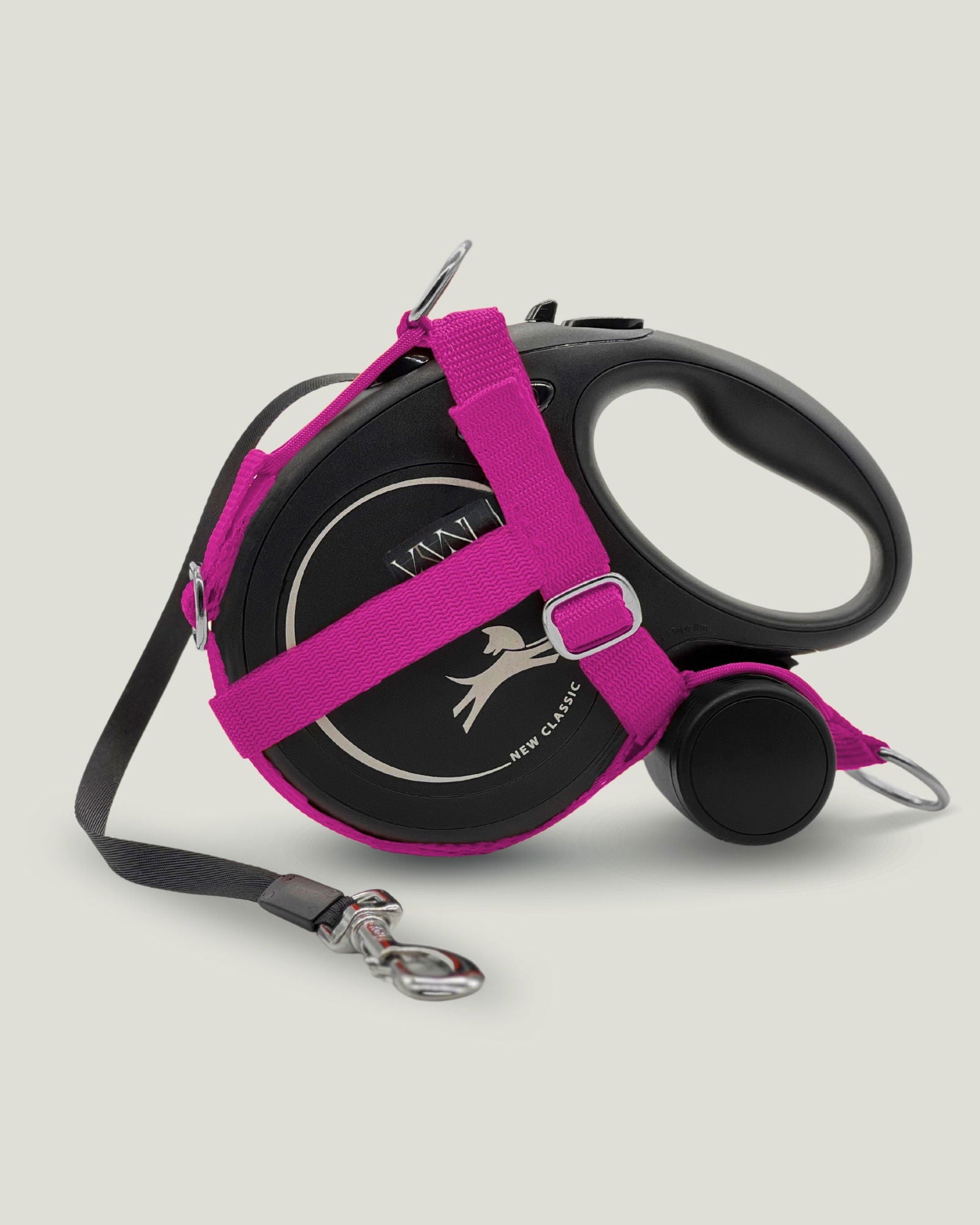 Flexi leine pawINAYA®  Halfter - Flexi mit MULTIBOX - Hundeleine Schleppleine Halsband Hundegeschirr