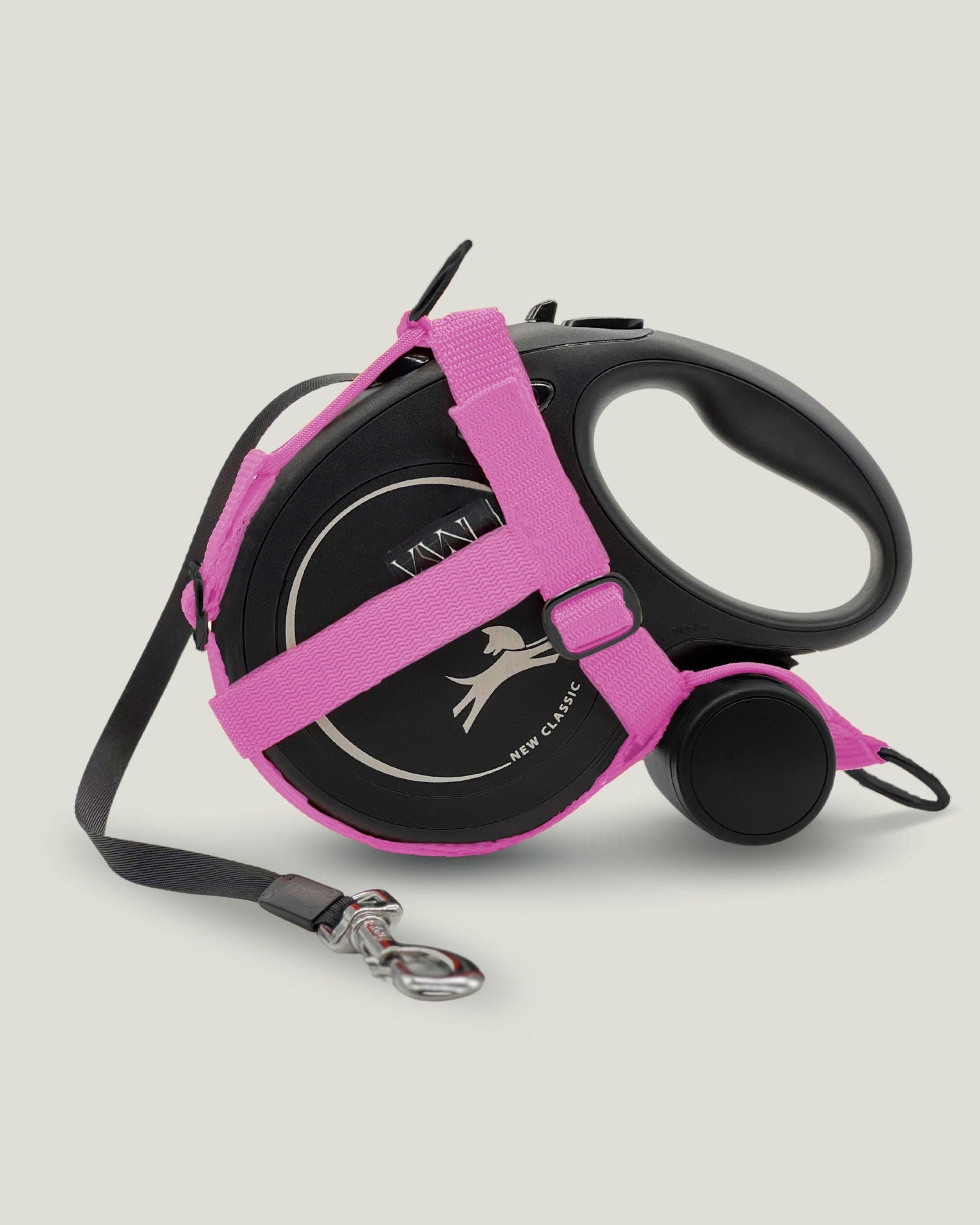 Flexi leine pawINAYA®  Halfter - Flexi mit MULTIBOX - Hundeleine Schleppleine Halsband Hundegeschirr