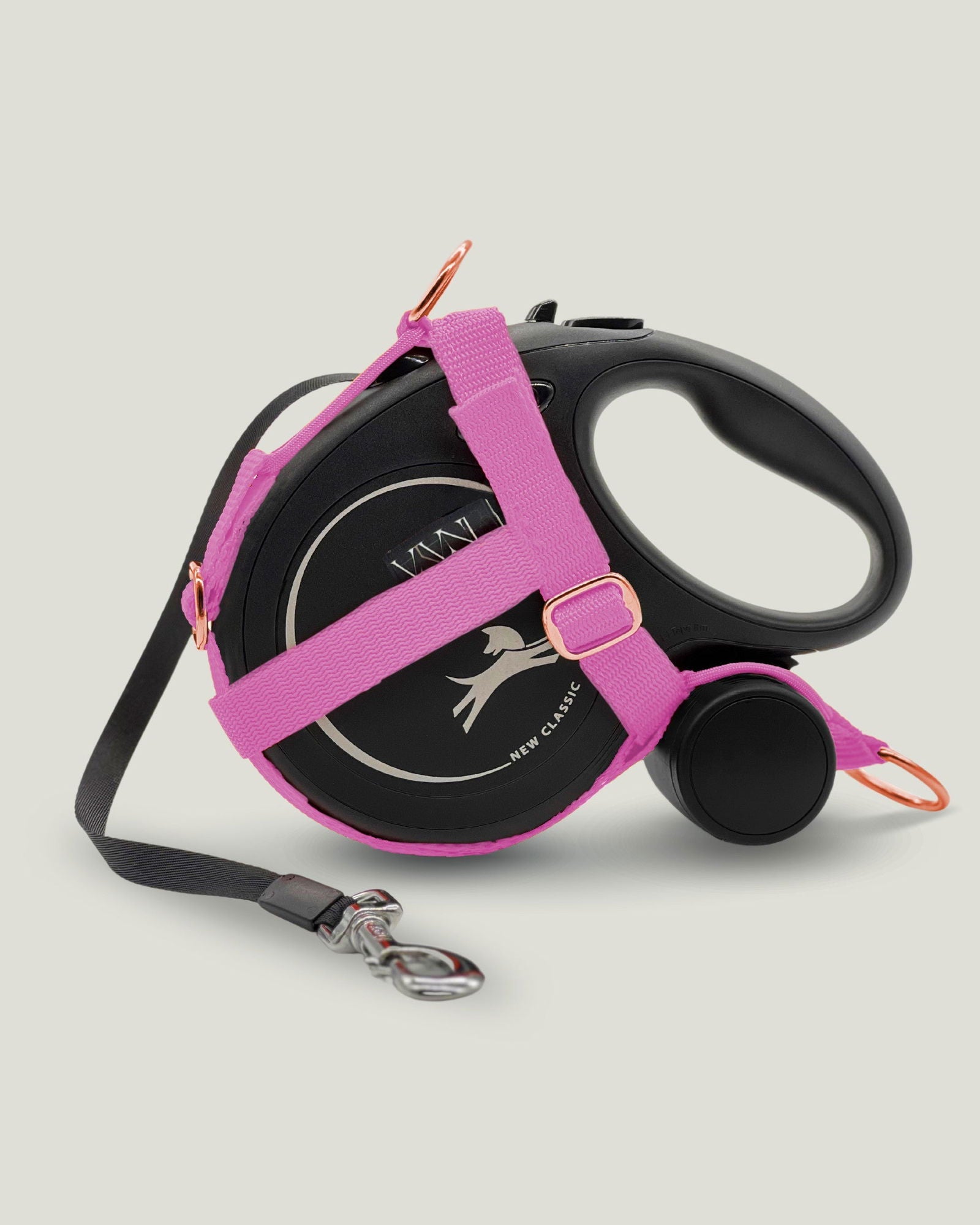 Flexi leine pawINAYA®  Halfter - Flexi mit MULTIBOX - Hundeleine Schleppleine Halsband Hundegeschirr