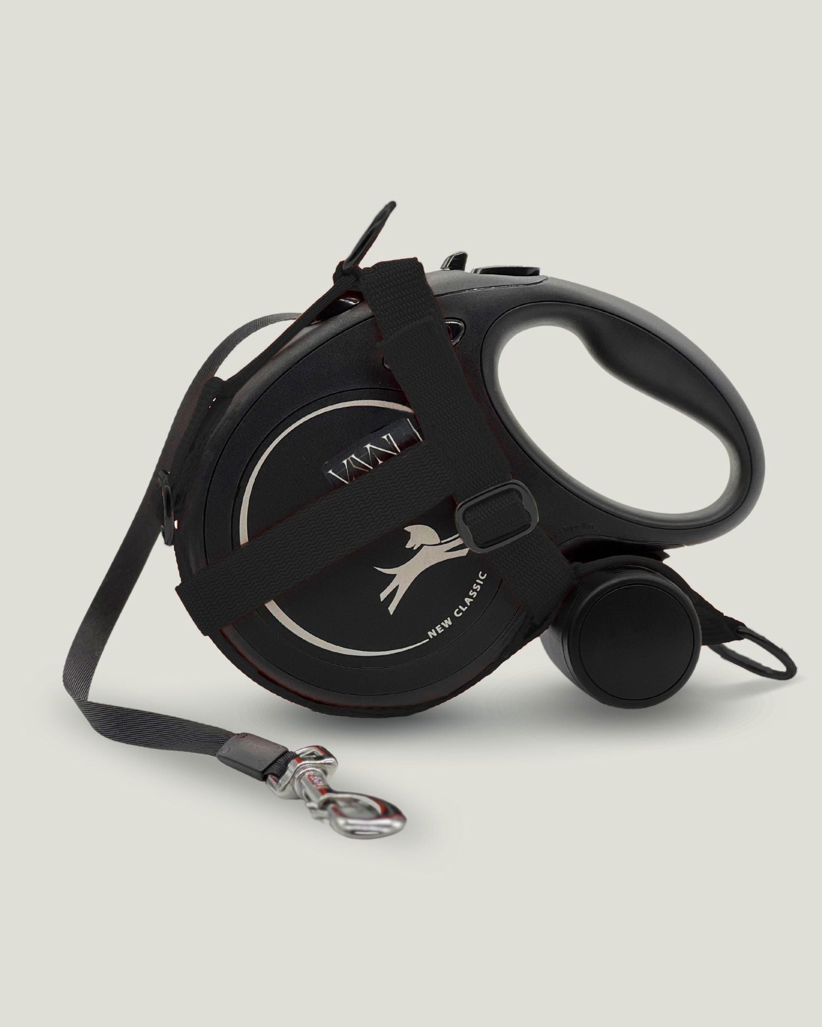 Flexi leine pawINAYA®  Halfter - Flexi mit MULTIBOX - Hundeleine Schleppleine Halsband Hundegeschirr