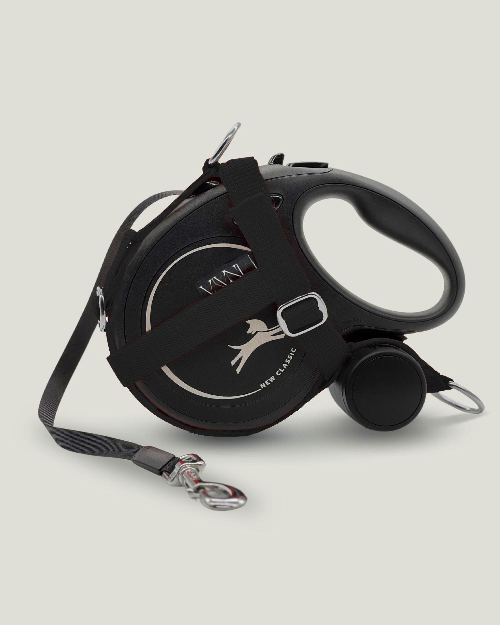 Flexi leine pawINAYA®  Halfter - Flexi mit MULTIBOX - Hundeleine Schleppleine Halsband Hundegeschirr