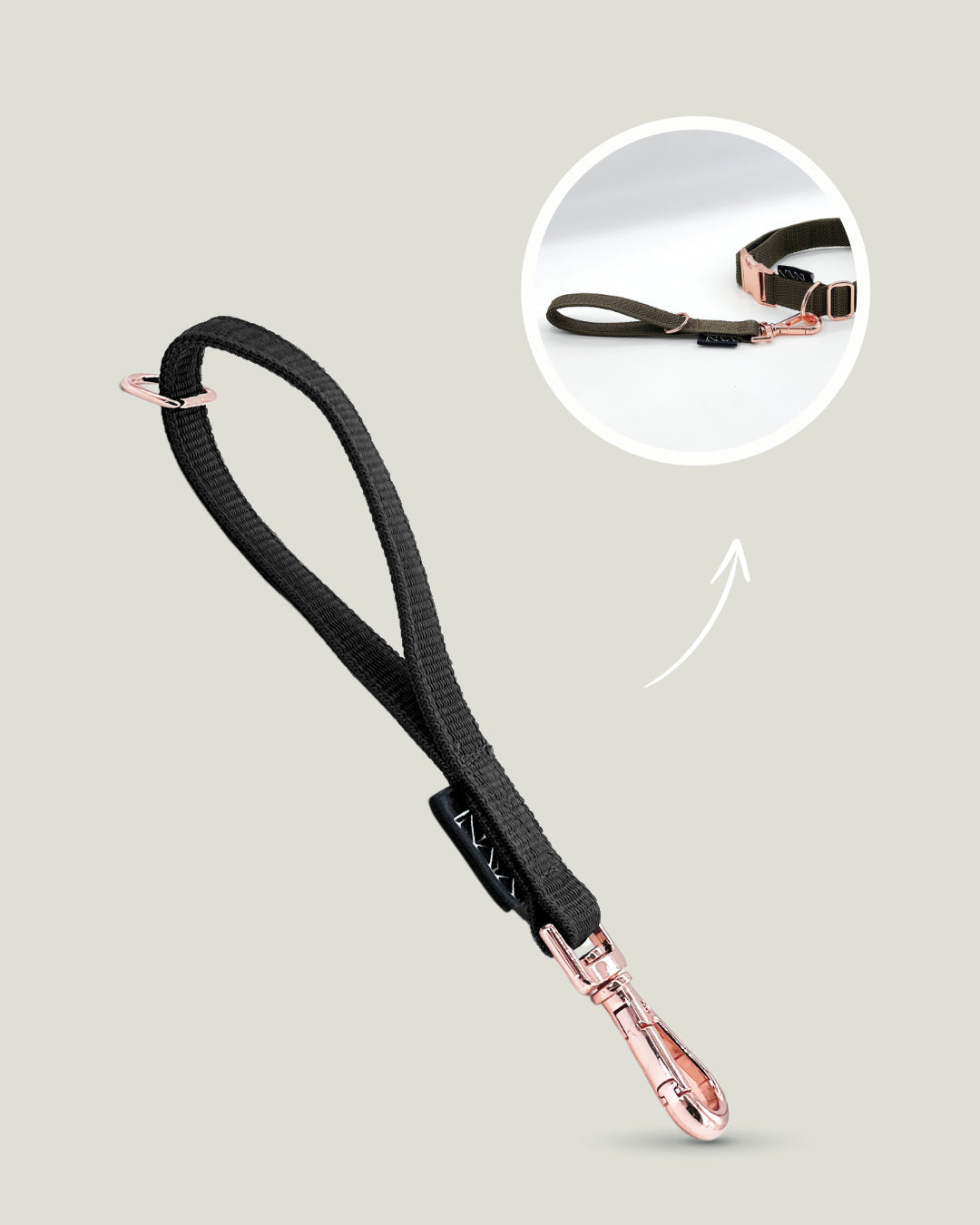 Flexi leine pawINAYA®  Multifunktions-Handschlaufe - Hundeleine Schleppleine Halsband Hundegeschirr