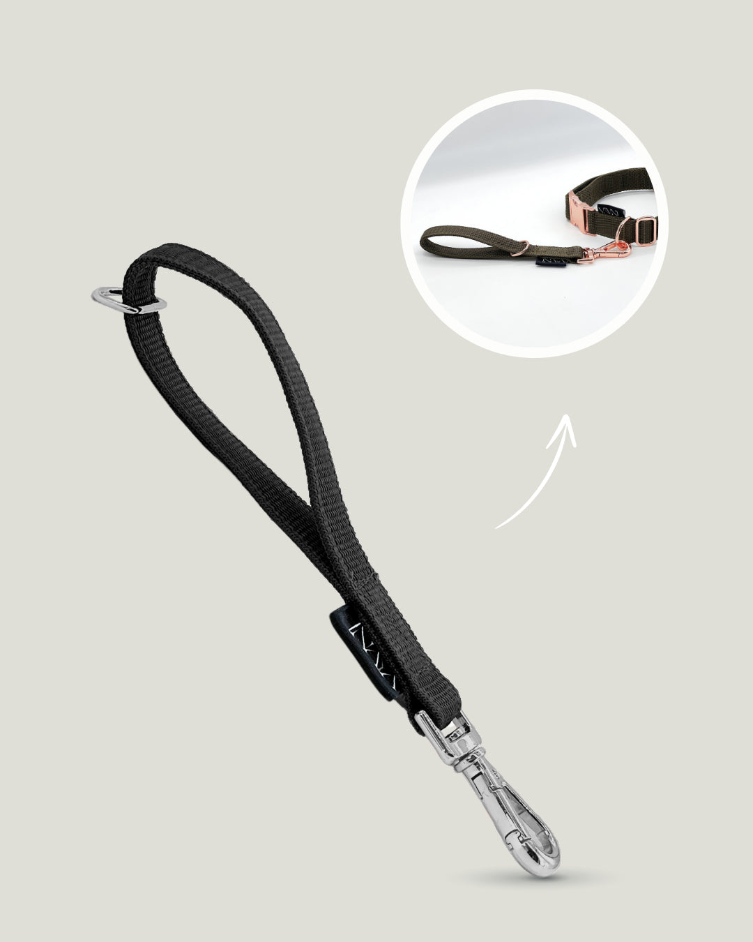 Flexi leine pawINAYA®  Multifunktions-Handschlaufe - Hundeleine Schleppleine Halsband Hundegeschirr