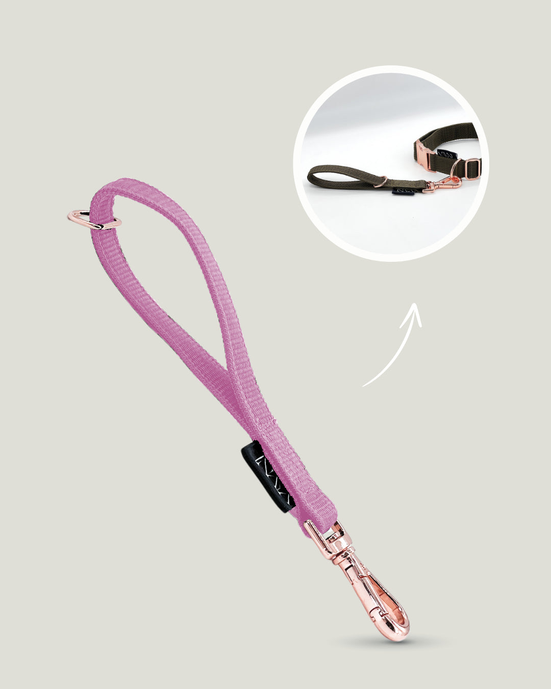 Flexi leine pawINAYA®  Multifunktions-Handschlaufe - Hundeleine Schleppleine Halsband Hundegeschirr