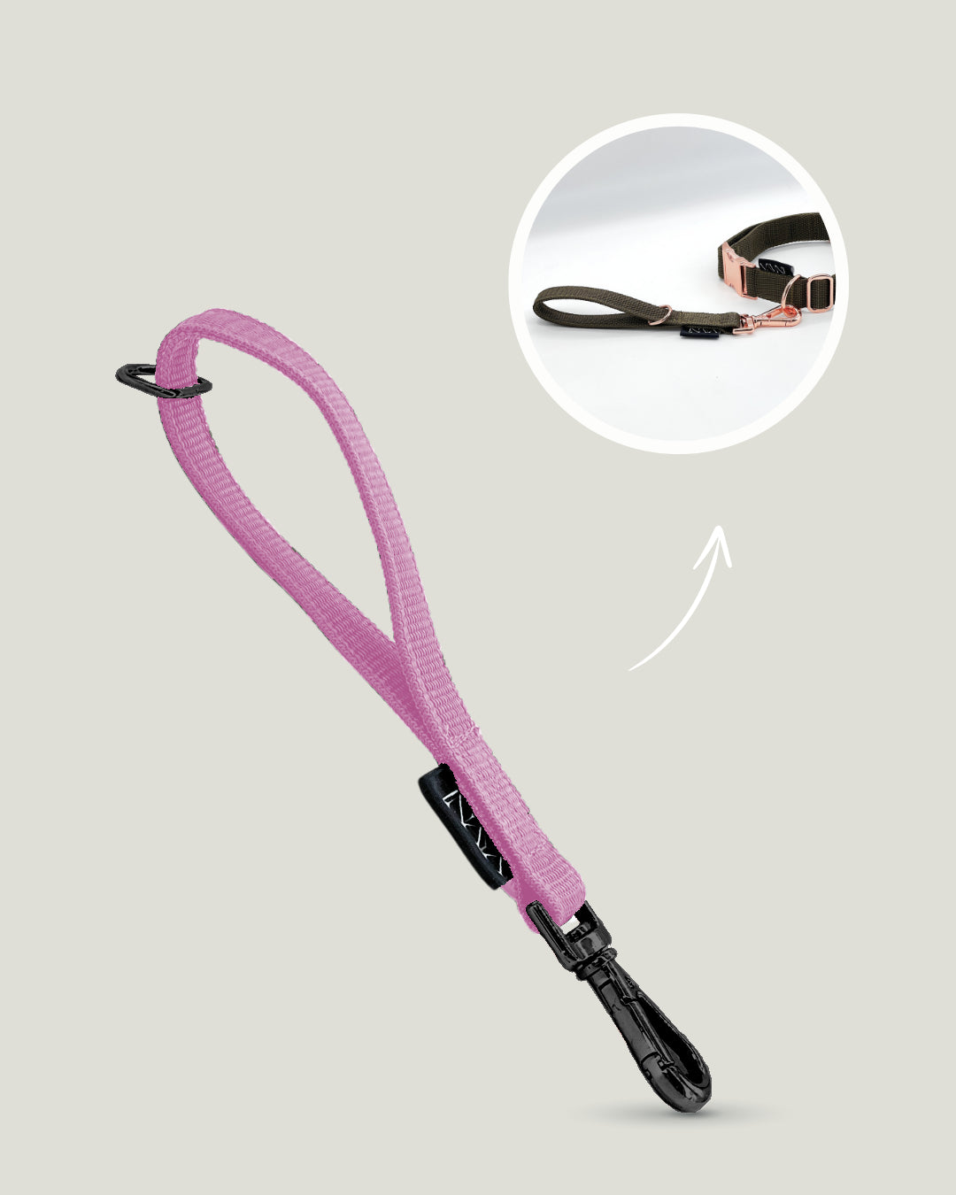 Flexi leine pawINAYA®  Multifunktions-Handschlaufe - Hundeleine Schleppleine Halsband Hundegeschirr