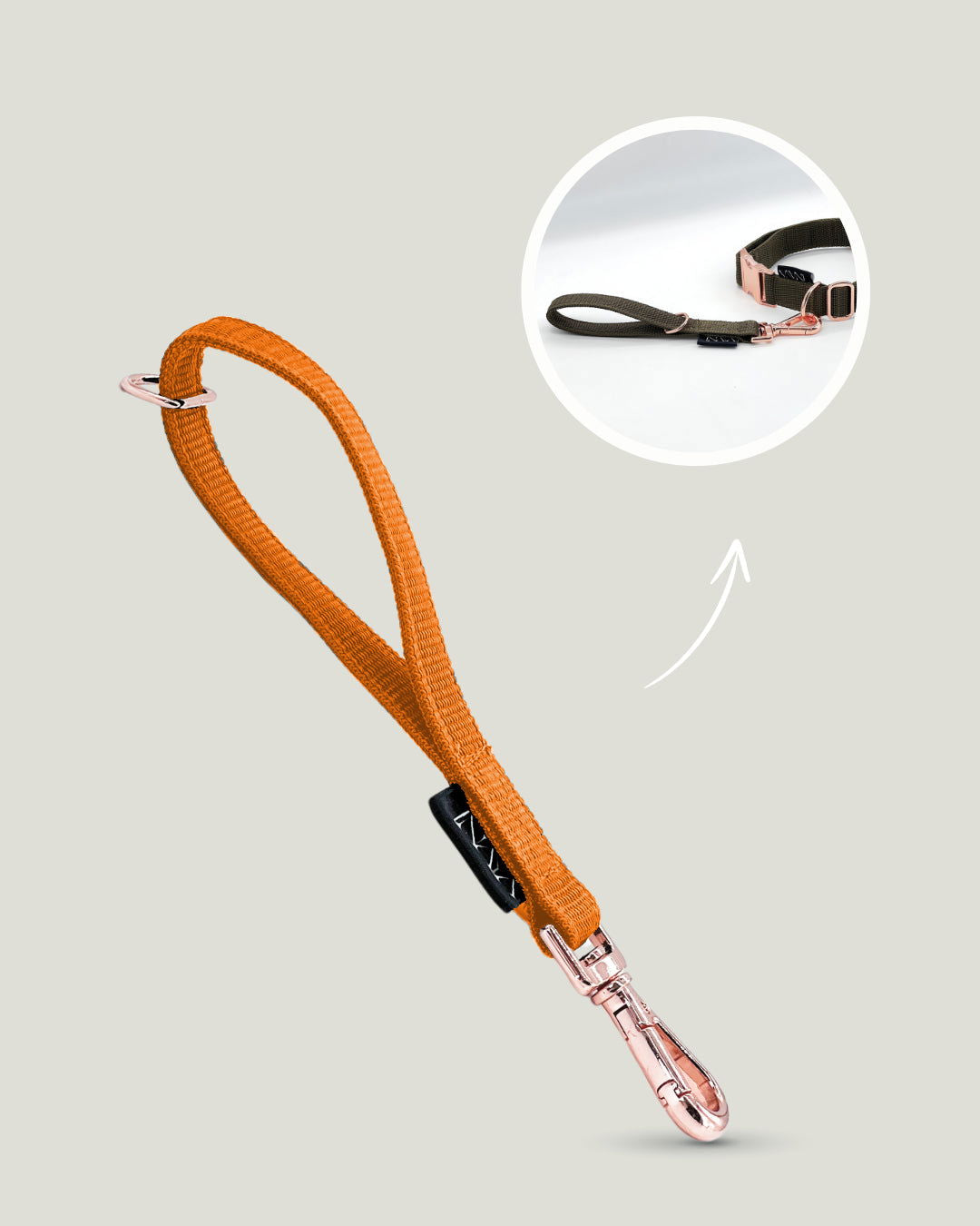 Flexi leine pawINAYA®  Multifunktions-Handschlaufe - Hundeleine Schleppleine Halsband Hundegeschirr