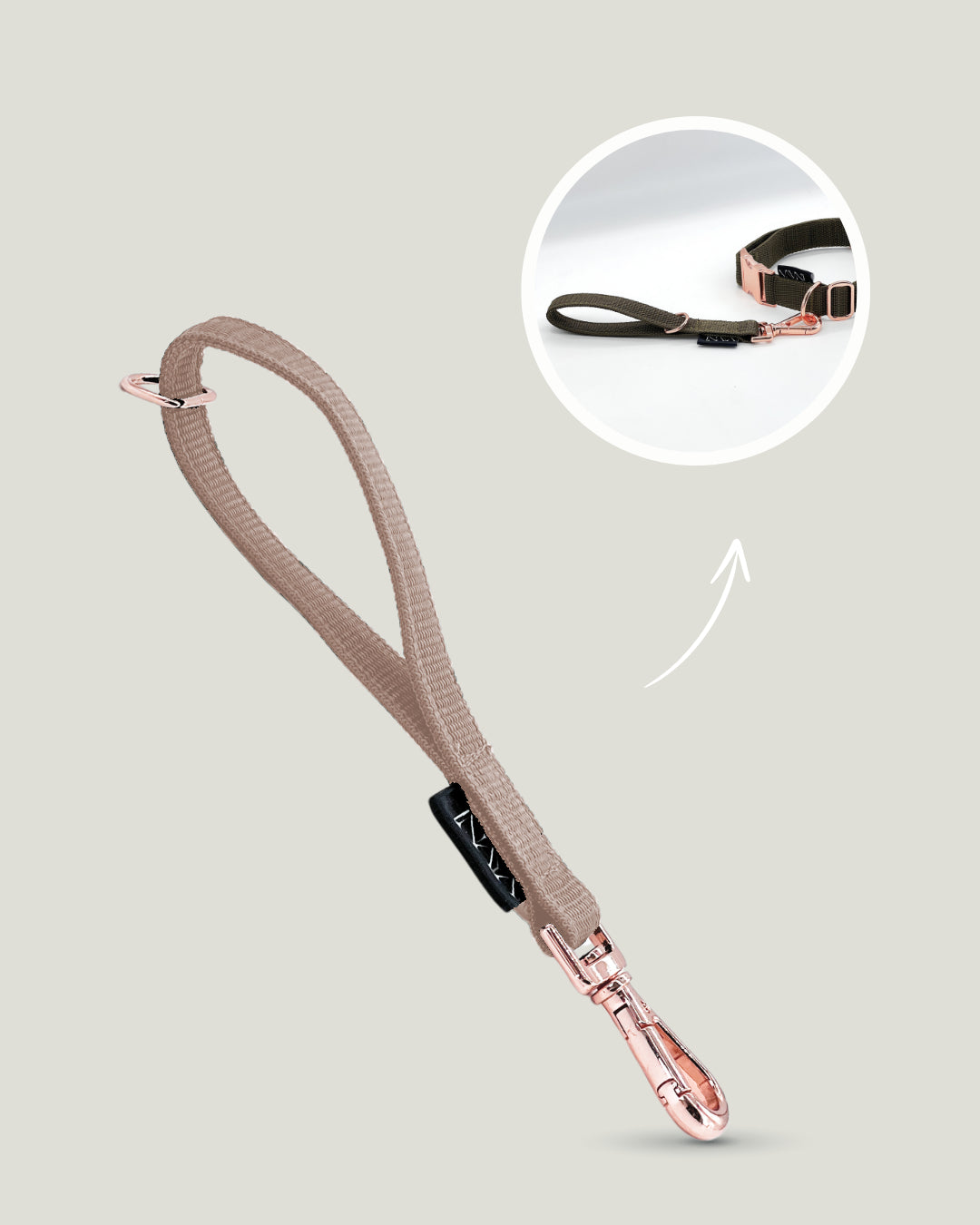 Flexi leine pawINAYA®  Multifunktions-Handschlaufe - Hundeleine Schleppleine Halsband Hundegeschirr
