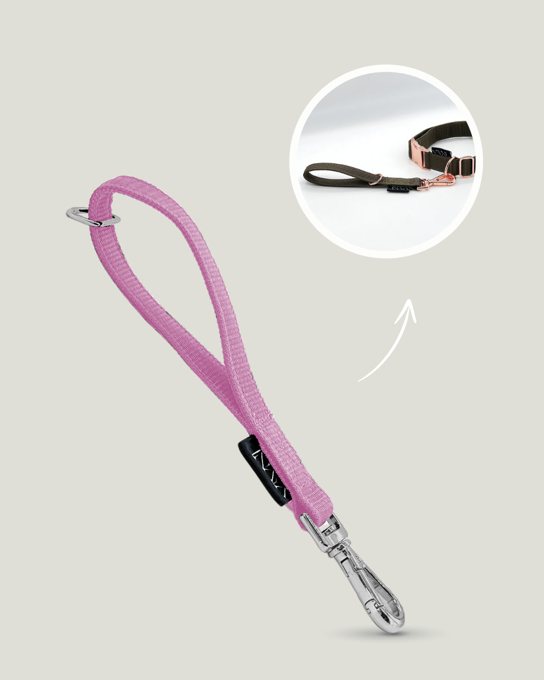 Flexi leine pawINAYA®  Multifunktions-Handschlaufe - Hundeleine Schleppleine Halsband Hundegeschirr