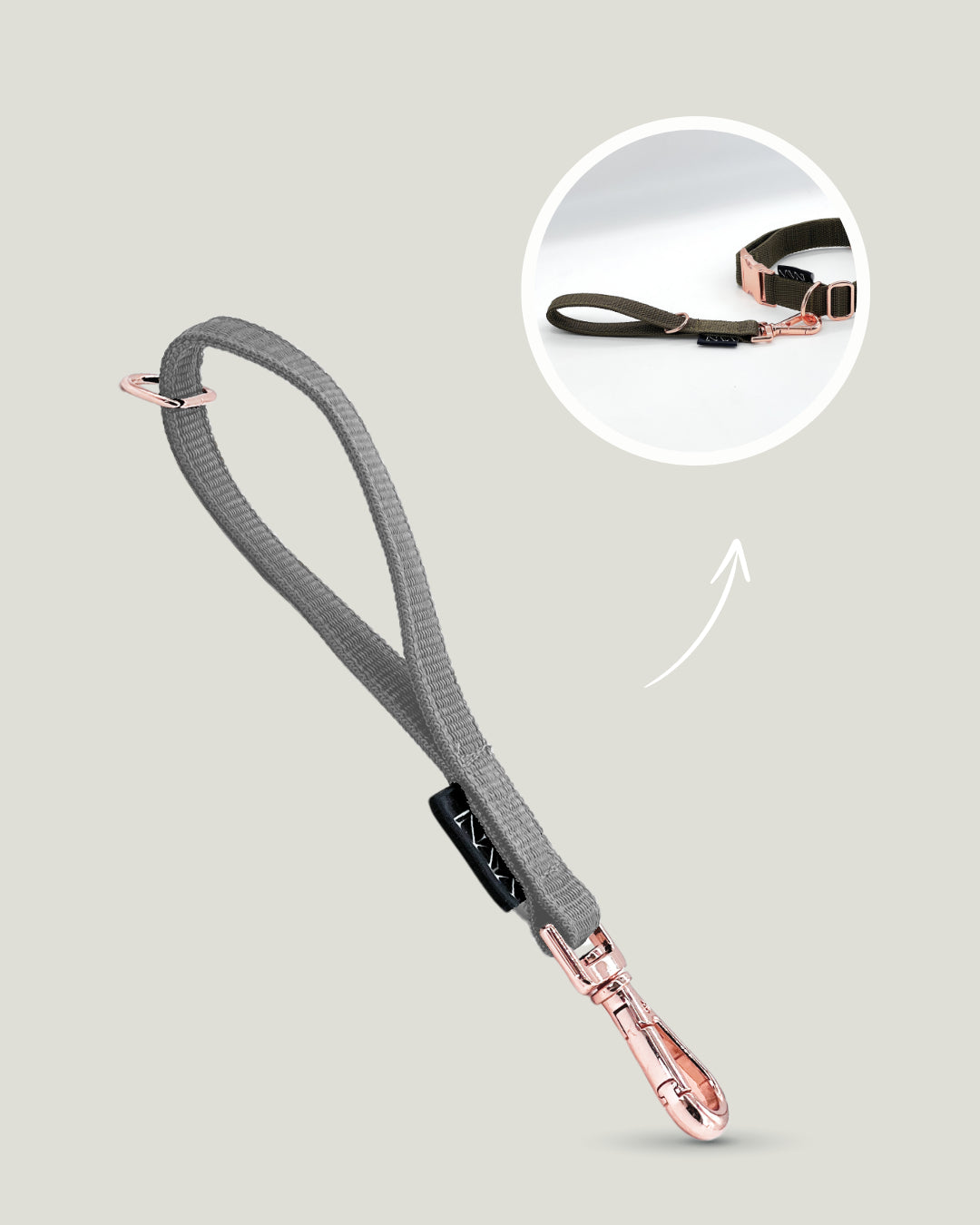 Flexi leine pawINAYA®  Multifunktions-Handschlaufe - Hundeleine Schleppleine Halsband Hundegeschirr