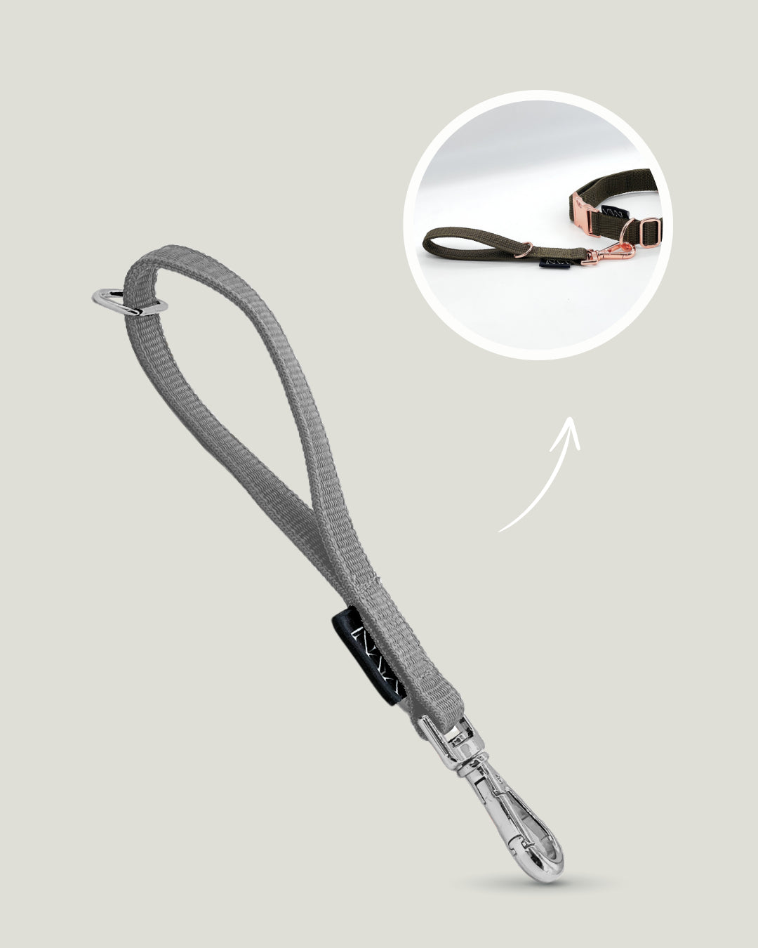 Flexi leine pawINAYA®  Multifunktions-Handschlaufe - Hundeleine Schleppleine Halsband Hundegeschirr